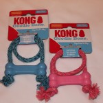 KONG Puppy Goodie Bone met touw XS