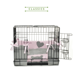 Bumperset Classic: grijs/roze
